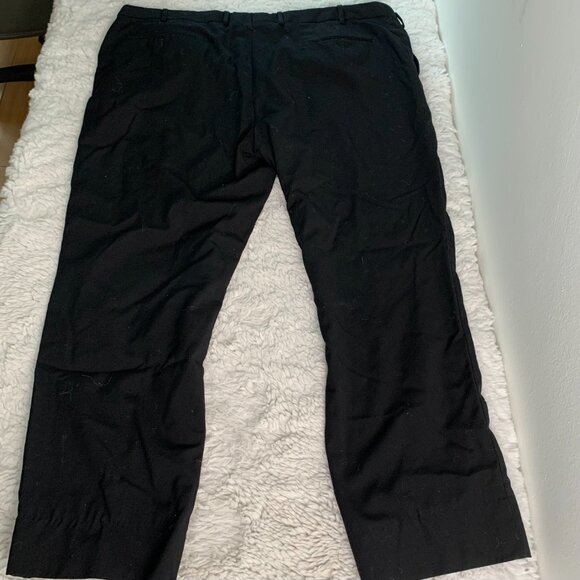 Men's Black Pants/Slacks Size 45 Black RN #77219 85% Wool - Picture 5 of 6